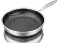 Frigideira Aço Inoxidável antiaderente sabor de chefe - 45% OFF